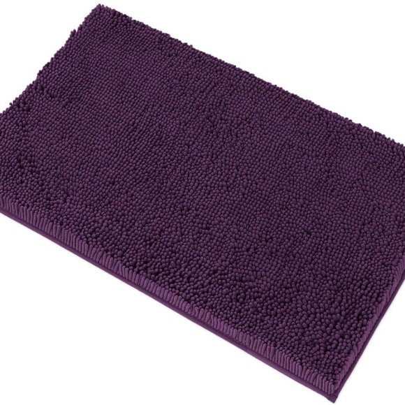 Chenille Purple Mat 24 x 36 in By Catalina Home - Picture 5 of 6